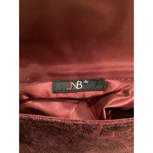 Vintage OKPTA1519426 Red Velvet Clutch Purse - Picture 5 of 6